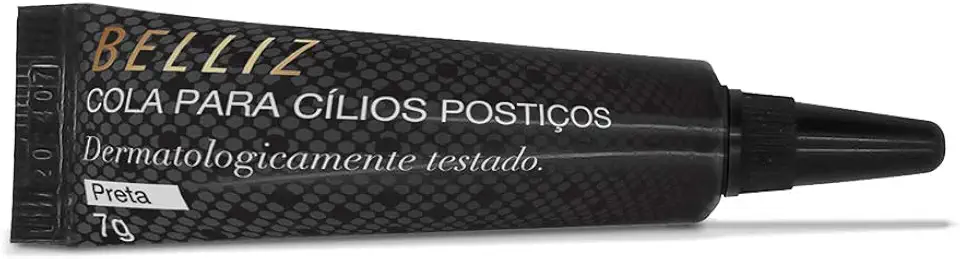 Cola para Cílios Postiços, Belliz, Preto