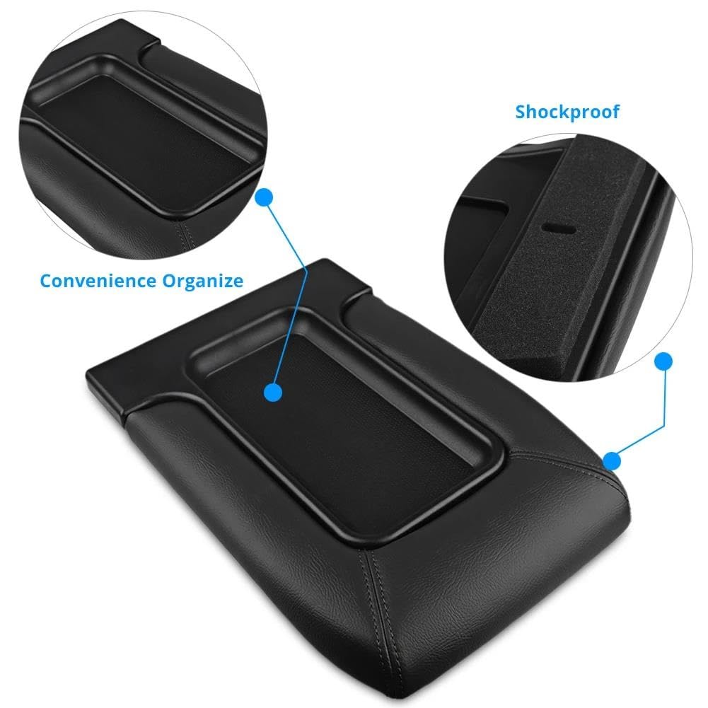 Remplacement Parties pour Cadillac Kit D'accoudoirs Accoudoirs Boîte De Protection Housse De Protection Console Centrale Boîte De Rangement Housse Accoudoir