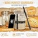 TheWarmUp All-in-One Sourdough Starter Kit – Complete Beginner Bread Baking Set with Baking Newsletter, 40 oz Glass Jar, 10