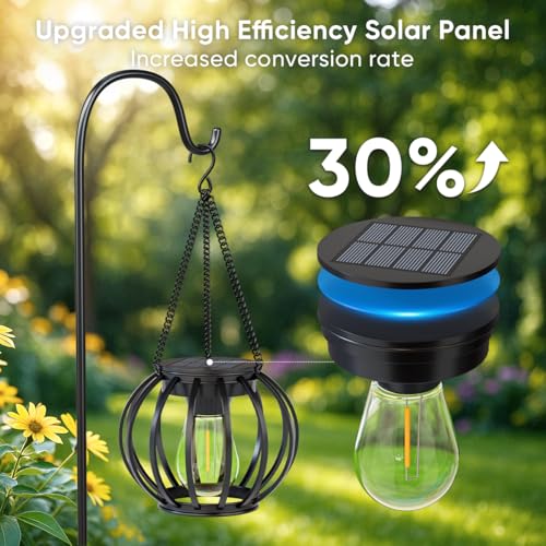 Lanterne solaire décorative, le cadeau idéal pour embellir un jardin