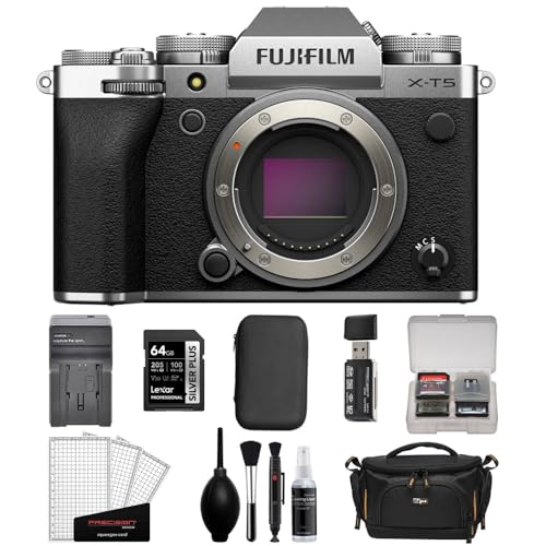 FUJIFILM X-T5 Digital Camera Body Silver Bundle