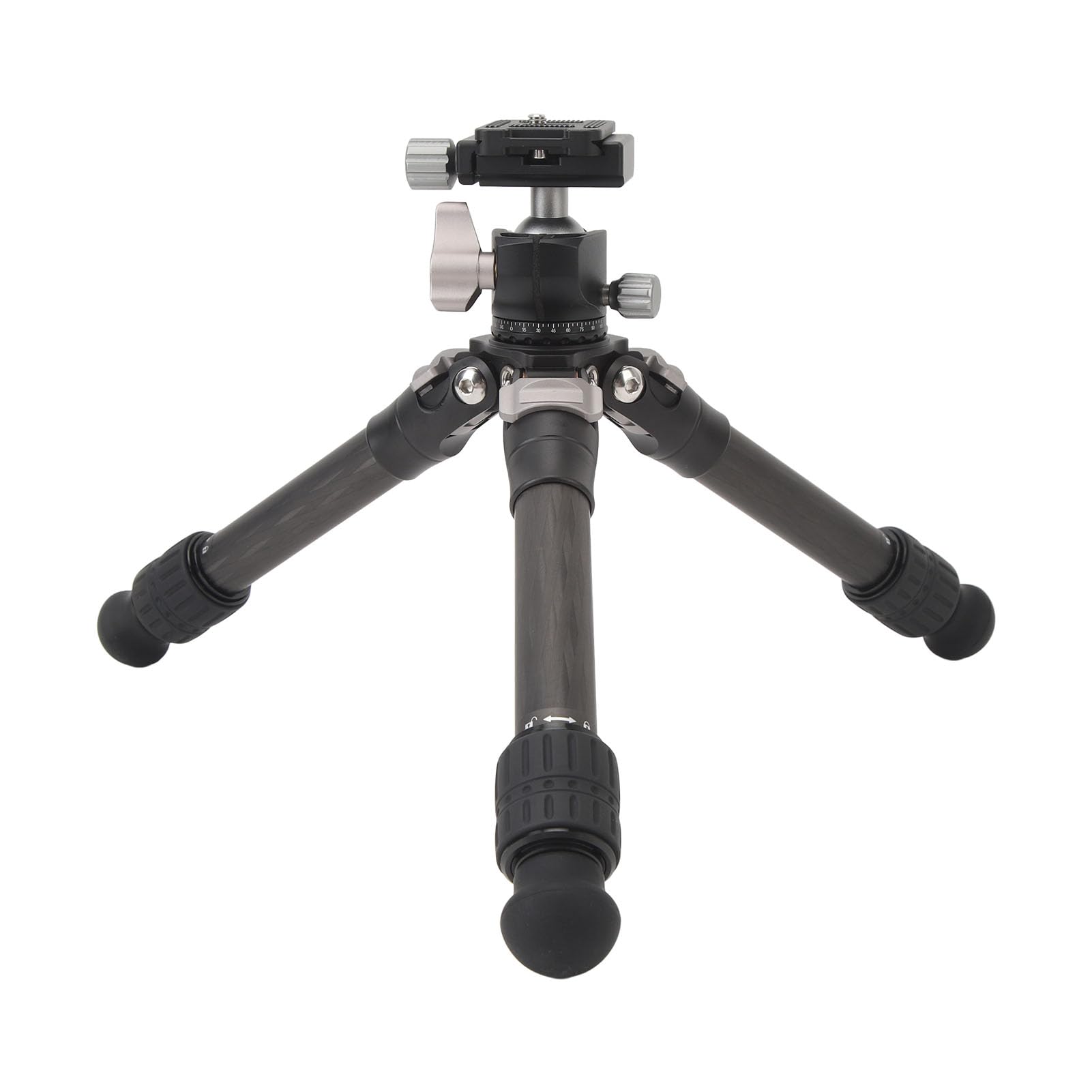 Mini Trípode para Cámara, Mini Trípode para Cámara, Plataforma De Ajuste De Múltiples ángulos Portátil De Fibra De Carbono, Soporte De Montaje para Trípode para Cámaras DSLR