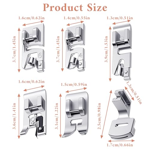 Kit de 6 Pies para Máquina de Coser miniatura 4