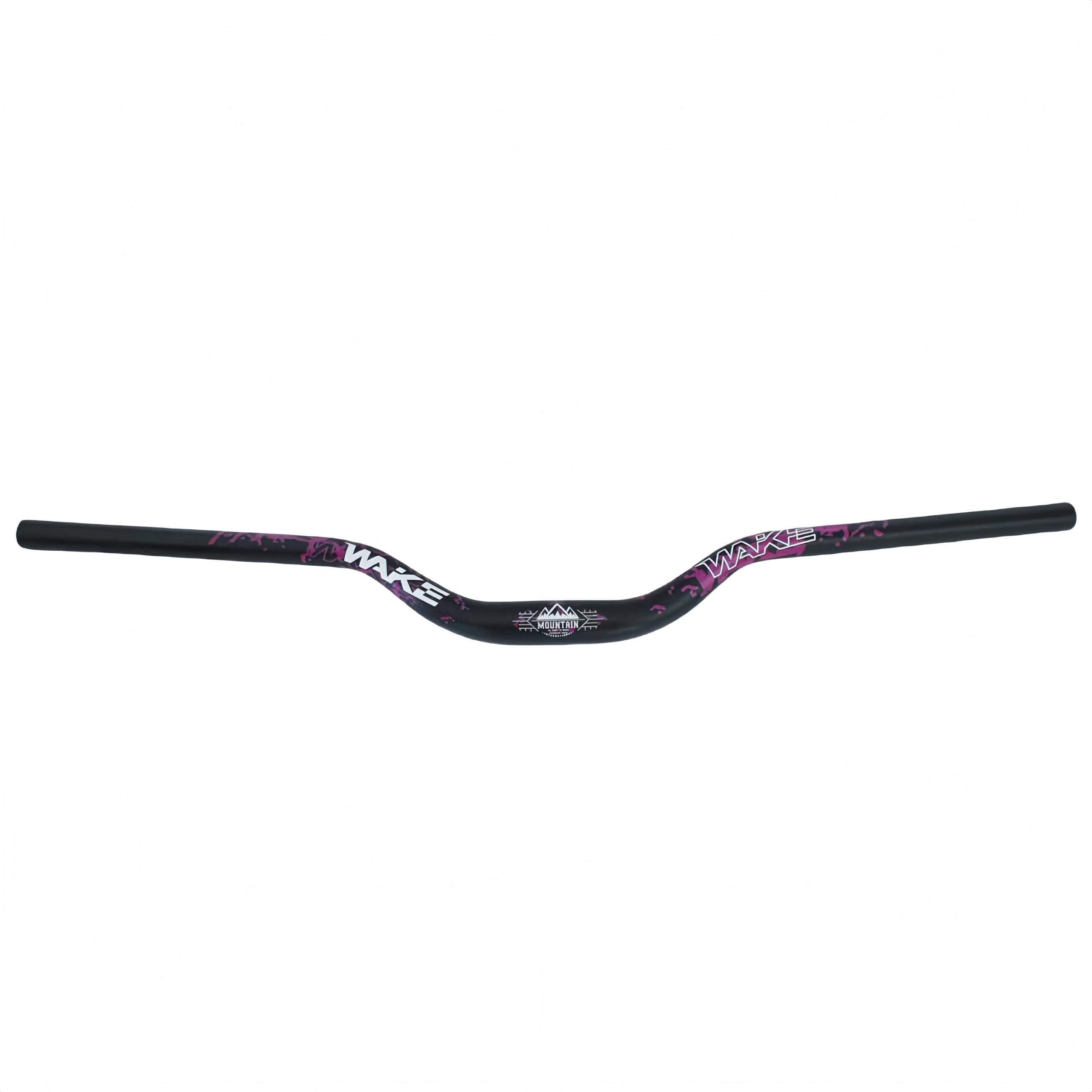 TRKIMAL φ31.8mm Manillar de bicicleta de carretera MTB Extra largo de 720mm, tija de 55mm, para ciclismo de descenso, carreras, fuera de carretera MTB, BMX (Negro+Púrpura)