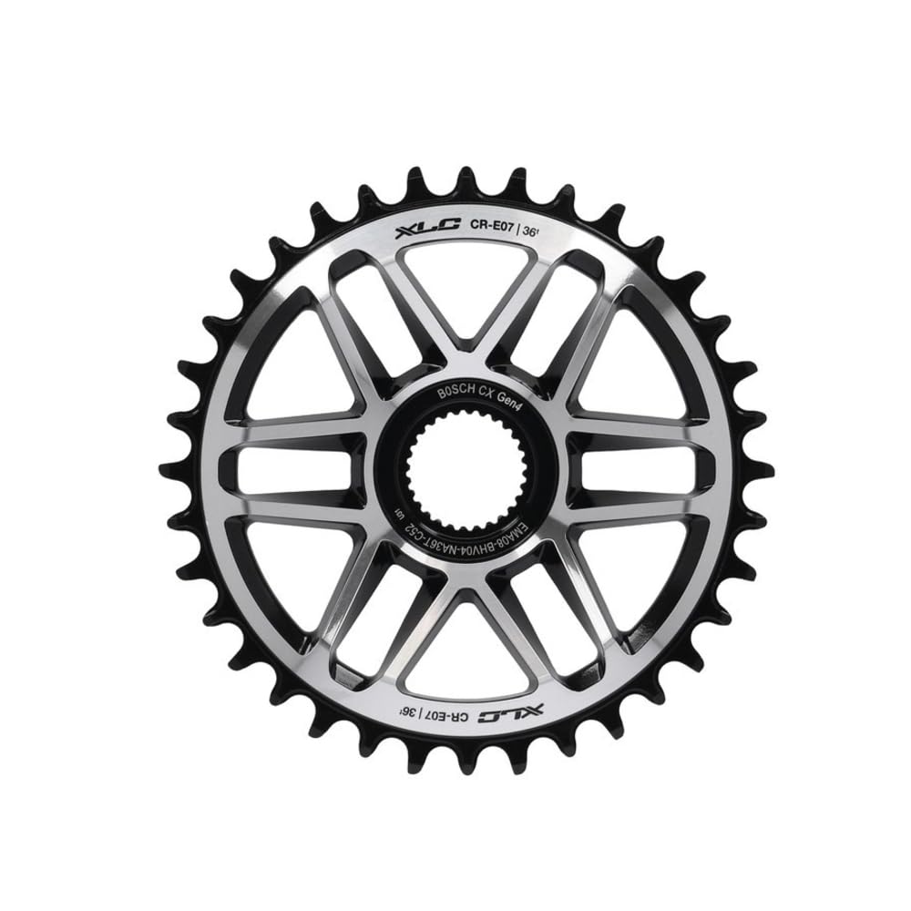 XLC CR-E07 Bike DM 36D P/Bosch GEN4, Sport, Srebrny/Czarny (Wielobarwny), Rozmiar Uniwersalny