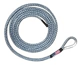 BILLET4X4 5/16 inch x 10 ft Super-Strong U.S. Made AMSTEEL Blue PLOW Rope (13,700 lb Strength) (Off-Road Vehicle Recovery)