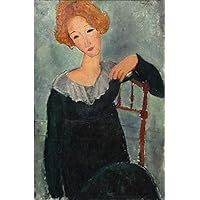 キャンバス油絵　専用　モンマルトルの若い女性　モディリアーニ　オマージュ キャンバス油絵 専用 モンマルトルの若い女性 モディリアーニ