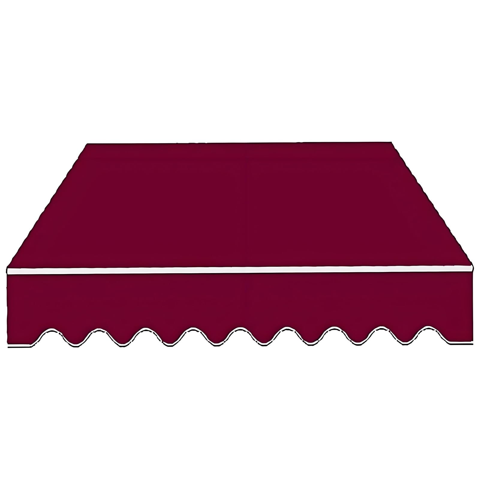 Tende da sole, Tendalino Retrattile Impermeabile(Burgundy,500x200cm)