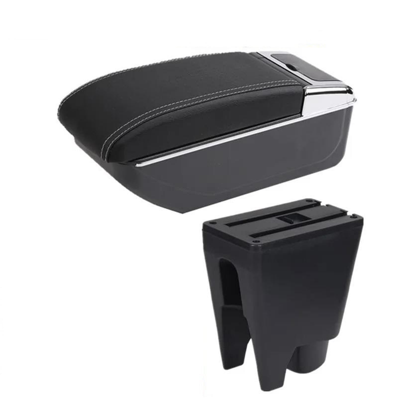 Hjkdsz Style 5 For Citroen C1 Car Armrest Storage Box Single Double Layer Retrofit Interior Dedicated Accessories(Style 5)