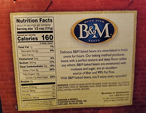 Image of B&M Original Baked Beans 28oz can (4 Pack)