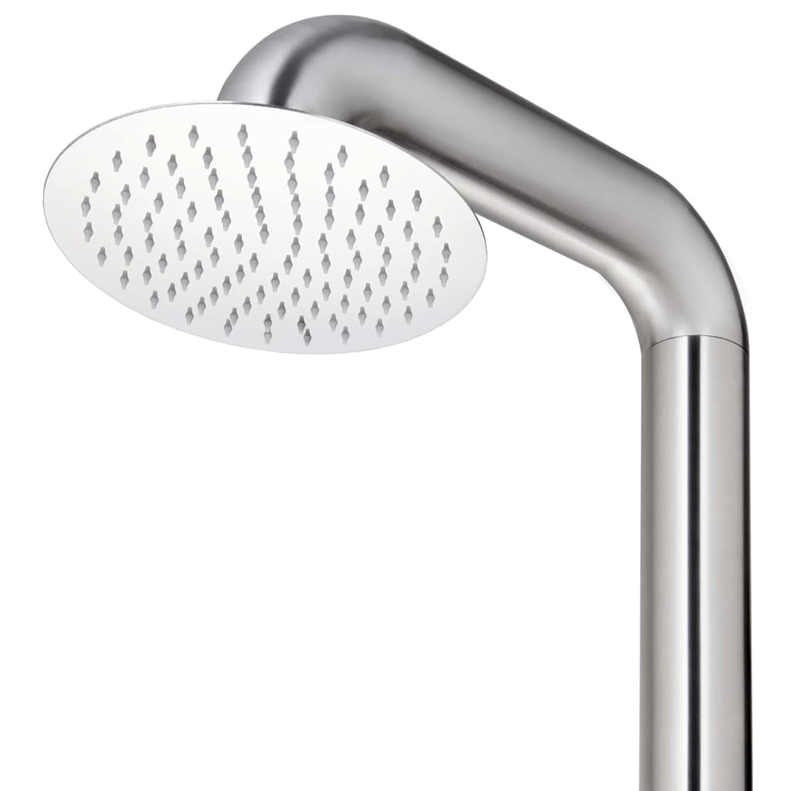 Ducha de jardín, Duchas Exterior Piscina, Ducha Terraza, Ducha para Patio, Ducha Exterior Jardin, Acero Inoxidable 225 cm