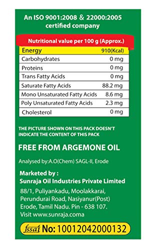 Image of Mr.Gold Coconut Oil Pet, 500 ML | Pure | Natural | No preservatives | No artifical fragrances | Coconut oil | pure aroma - Total 500ML