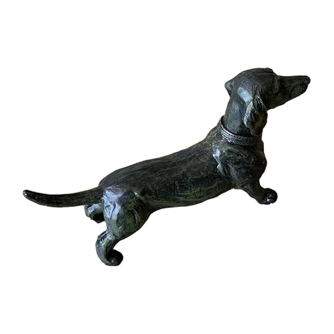 Buy Toyvian Dachshund Figurines Resin Dachshund Dog Antique Style
