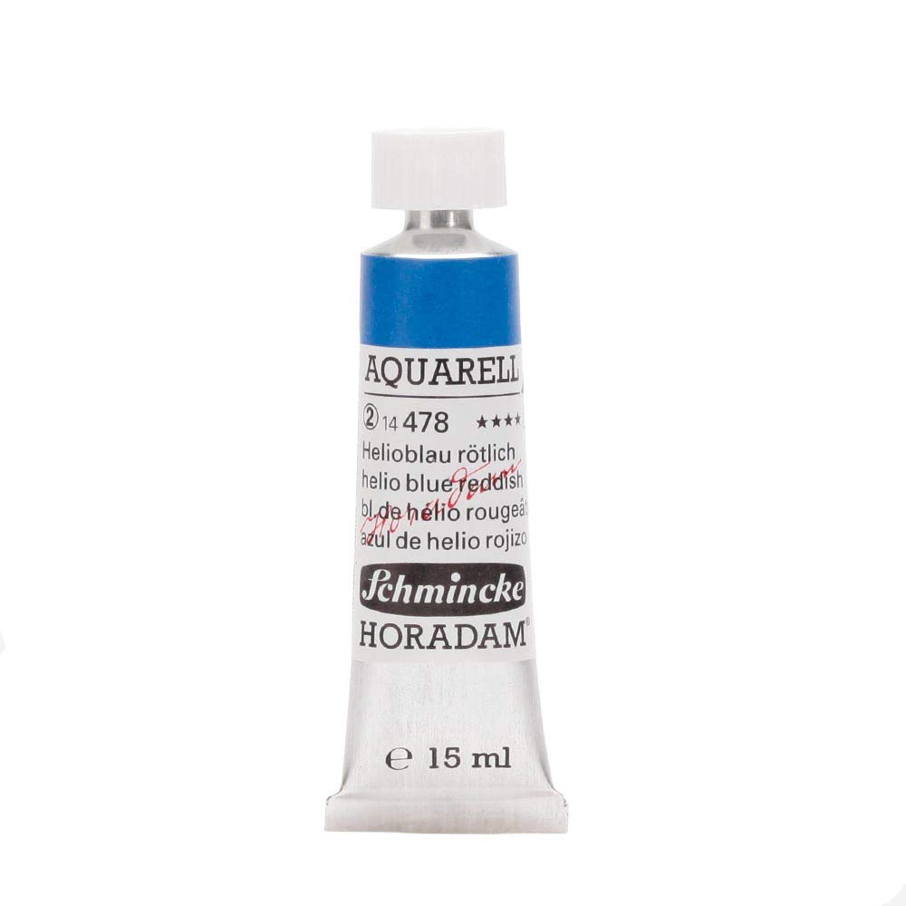 Schmincke - HORADAM® AQUARELL - acuarelas para artistas, 492 azul de Prusia, 14 492 044, 1/2 godet — view 92
