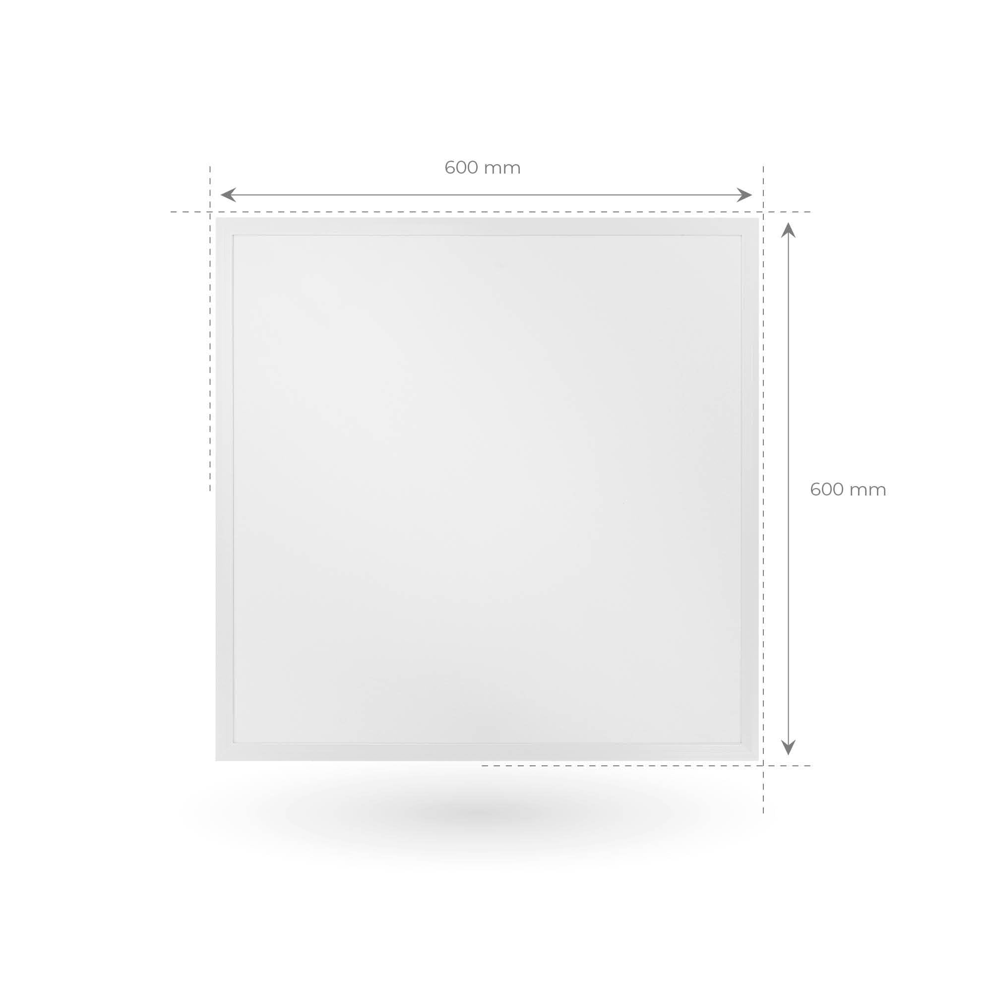 Ledvion - Pannello LED, 60x60, 36W, 6500K, 4000 Lumen, Apparecchio da Incasso per Soffitto a Griglia, Inclusi driver LED e connettore rapido