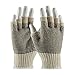 Seamless Knit Cotton / Polyester Glove with Double-Sided PVC Dot Grip - Half-Finger 37-C119PDD/L, (20)