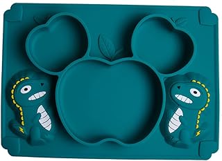 TOYANDONA 1Pc Prato De Auto Treinamento Placa De Sucção De Silicone Do Bebê Grade Tigela De Sucção Disco De Treinamento Do Bebê Sucção Otário Criança Silicone Placa De Sucção Do Bebê De Uma