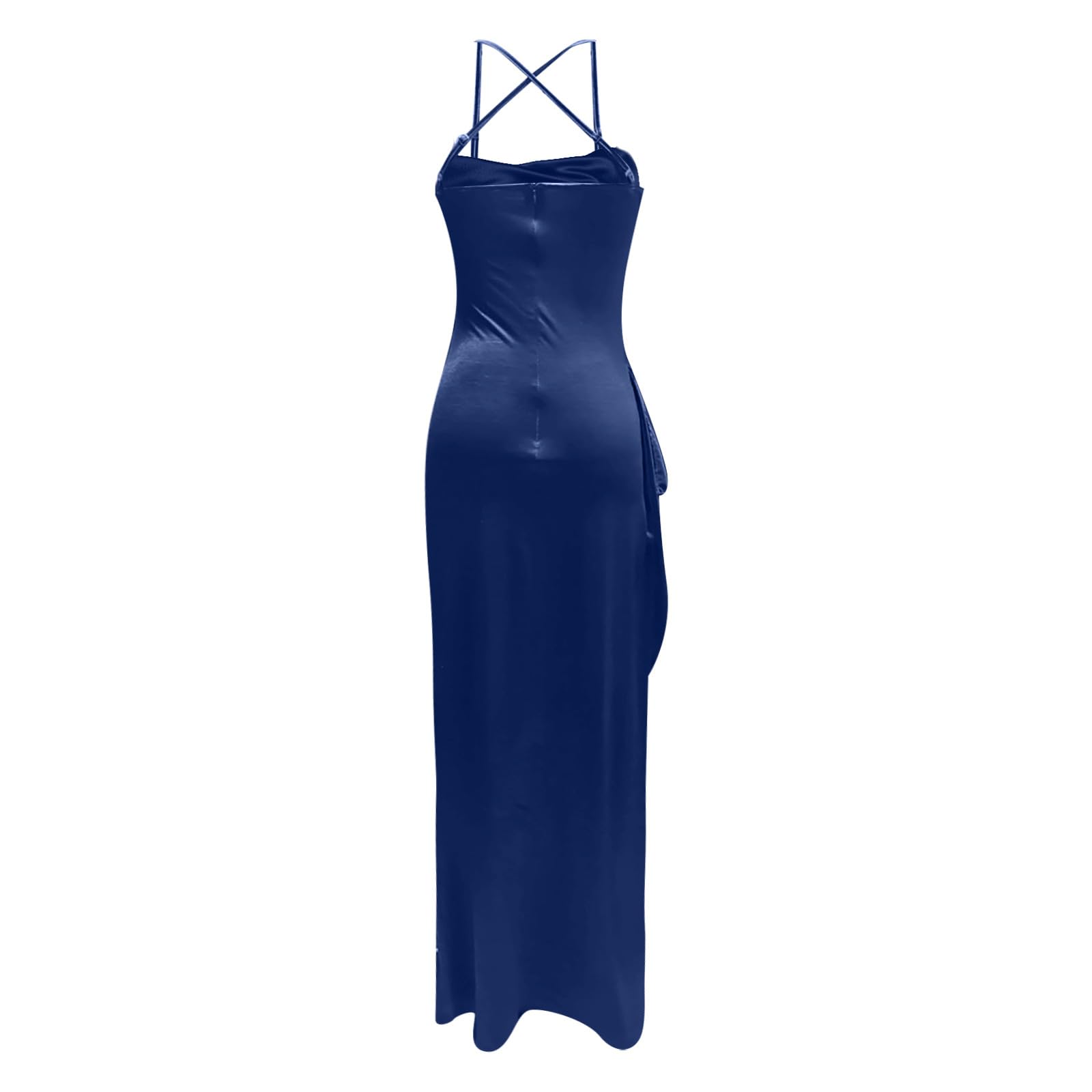 Satin Brautjungfernkleid Damen langes figurbetontes Standesamtkleid formelles edles Ballkleid klassisch zeitlos für standesamtliche Trauungen Hochzeitsfeiern Galas feierliche Familienveranstaltungen