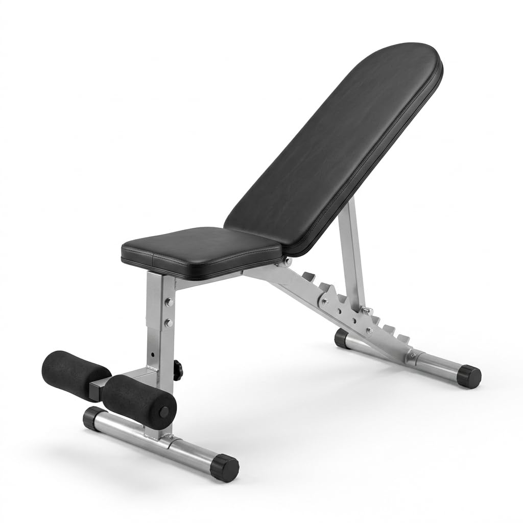 ALLYSON FITNESS Symactive Heavy Duty 3 in 1 Adjustable Incline Multipurpose Gym Bench, Max Weight 350 KG