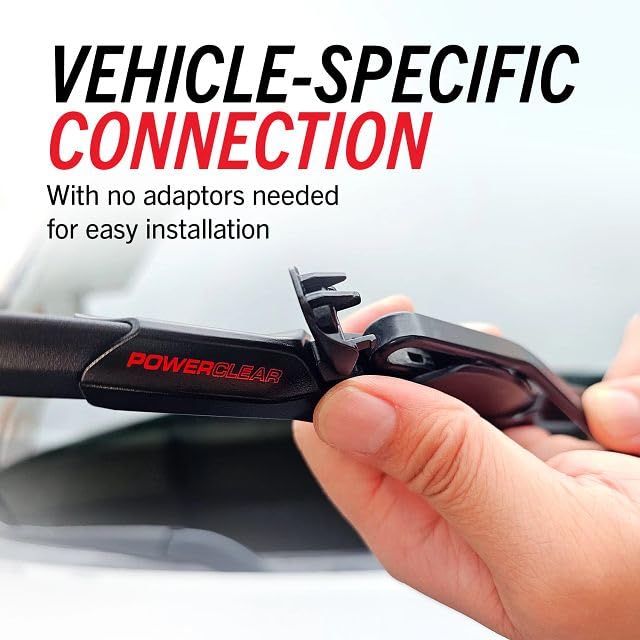 Image of PowerClear by PowerStop Front 26 inch + 22 inch (Set of 2) Slim Top Windshield Wiper Blade Set For Porsche Cayenne 2019-2024, VW Atlas 2018-2024, Volkswagen Atlas Cross Sport 2020-2024 PCK-2622-4