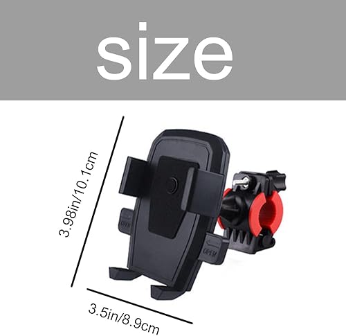 Miniatura 2 de Soporte de teléfono para bicicleta con clip giratorio para manubrio, soporte universal para teléfono para todos los teléfonos inteligentes y