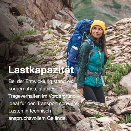 Foto von Osprey Ariel Unisex Rucksack, 52L, Ceramic Blue, XS/S