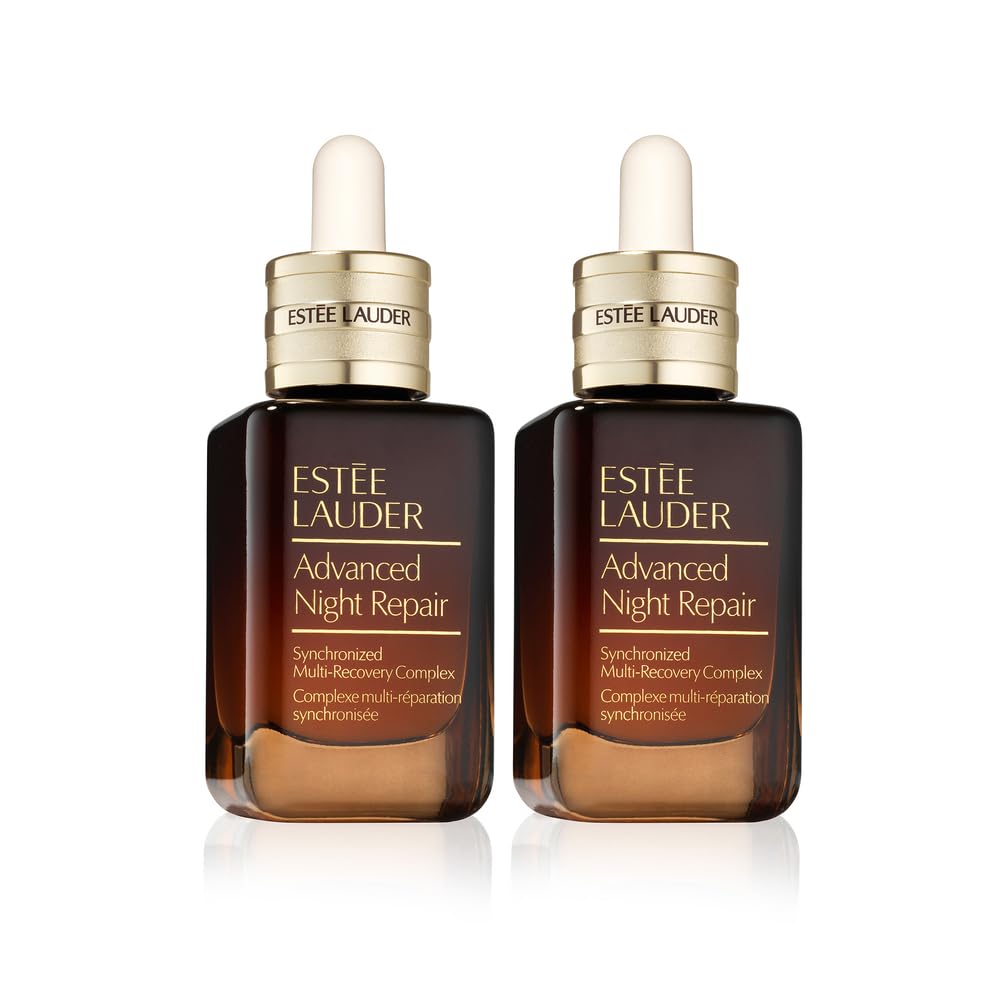 Advanced Night Repair Face Serum Synchronized Multi-Recovery Complex with Hyaluronic Acid & Peptides | Anti Aging & Hydrating