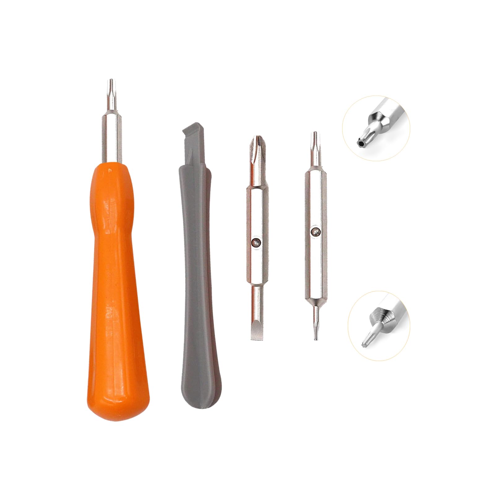 Screwdriver For Doorbell Replacement - Torx T6 T15 Screw Driver Video Doorbell Tool for Battery Change, Wifi Password Reset Compatible With Video