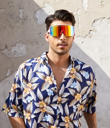 Karsaer Vision Sports Sunglasses Wraparound Glasses 80s Softball Baseball Sunglasses Running Cycling Outdoor Shades2