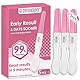 5 Stück Schwangerschaftstests, Frühschwangerschaftstest, Schwangerschaftstest Frühtes, Hohe Sensitivität Pregnancy Test, Schnelle Erkennung, HCG Test, Ergebnis Innerhalb von 3-5 Minute, Rosa