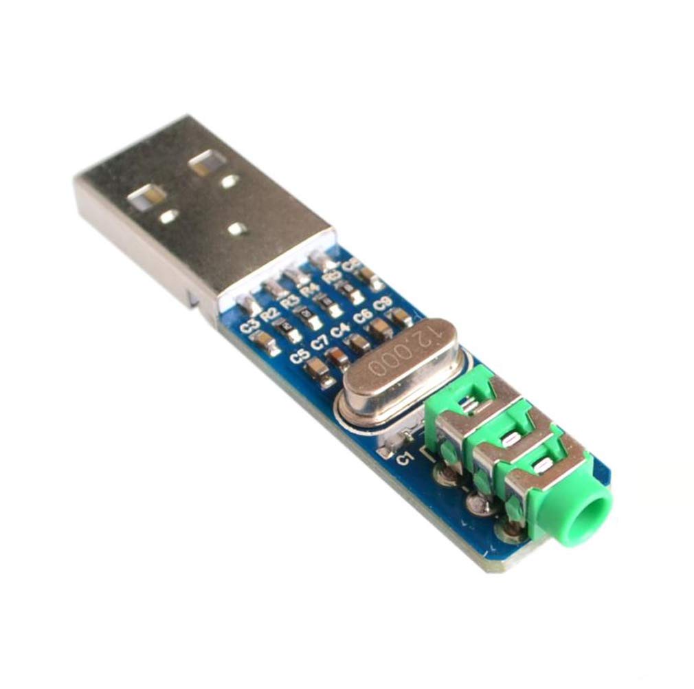 HiLetgo 5V PCM2704 Sound Card Decoding Module DAC Decoder Board for PC Computer USB Powered