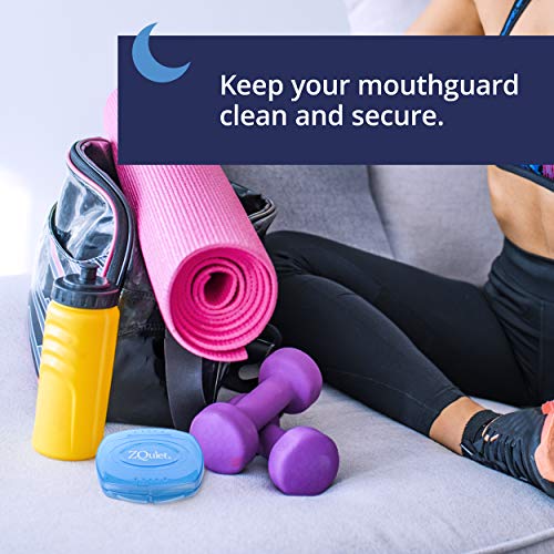ZQUIET Premium Storage Case for ZQuiet Anti-Snoring Mouthpiece Comfort Size #2 (Anti-Snoring Device NOT Included) – Durable, Protective, Hygienic, Ventilated, for Everyday Storage and Travel - Thumbnail 6