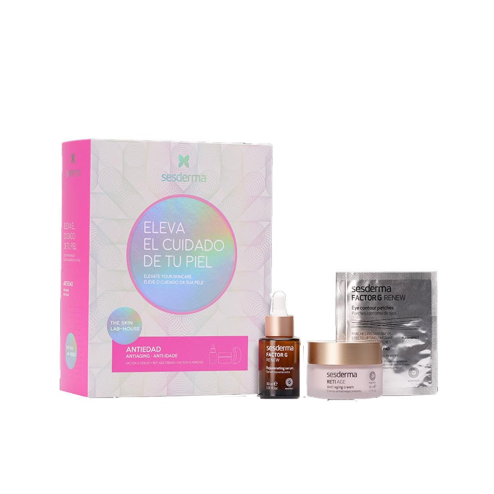 Sesderma Pack Factor G Rejuvenating Serum, Reti-age Anti-aging Cream And Factor G Eye Contour Patches
