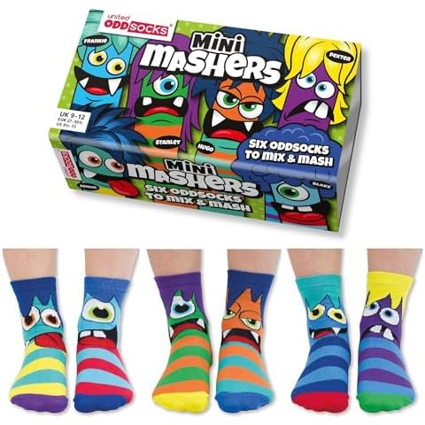 United Oddsocks Pack of 6 Kids Socks Cover
