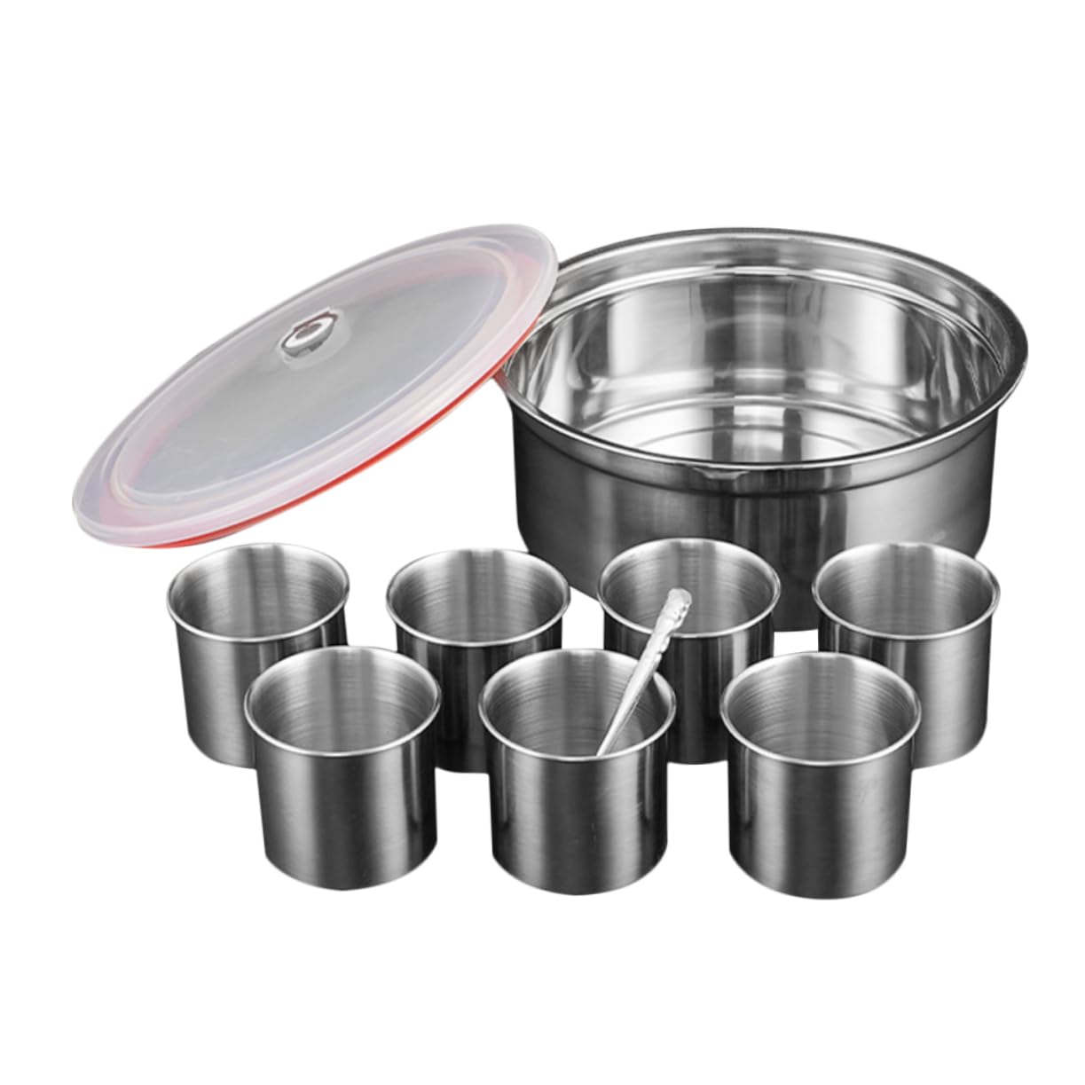 Mikinona 1ensemble Conteneur à Épices Acier Inoxydable Avec Couvercle Pot à Assaisonnement Pratique Et Élégant Pour Cuisine Rangement Facile Et Accessible Pour Utilisation Intérieure