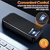 USB-A/USB-C Computer Speakers for PC Desktop, Wired Portable Mini Sound-bar for Monitor with Stereo Sound & Enhanced Bass, Laptop Speakers for Desktop, PC, Smartphones,Tablets with RGB Lights