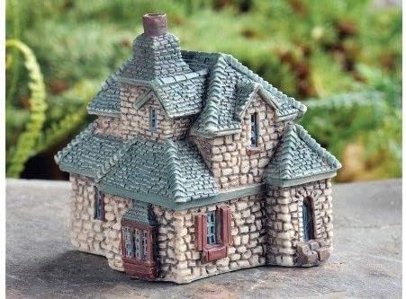 Miniature Fairy Garden Supplies for Micro Mini Gables Cottage House Gnome Fiddlehead GO 17356 for Fairy Garden, Dollhouse, Terrarium or Miniature Display