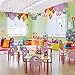 Chrisfall 36 Pcs Spring Butterfly Party Decoration Hanging Swirl Streamer Hanging Ceiling Large Paper Butterfly Decoration for Spring Easter VBS Wedding Home Garden Girl Birthday Baby Shower Tea Party