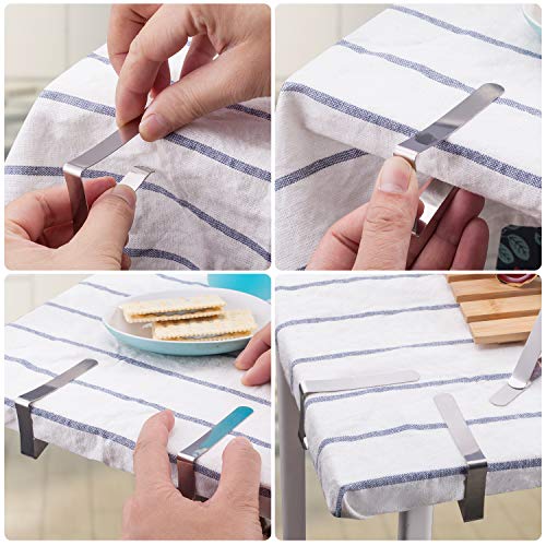 image for Cilinwega 12Pack Tablecloth Clips, Picnic Table Clip, Outdoor Indoor T