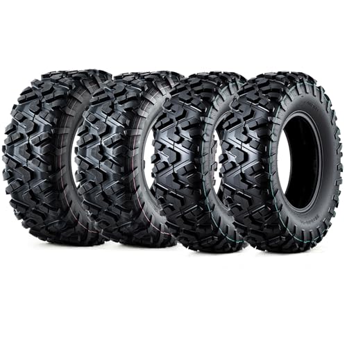Garvee Set of 4 All-Terrain ATV/UTV Tires 29x9-14 Front & 29x11-14 Rear 6PR ATV Tire for Trail Riding Mud Sand Farm & Outdoor Work A102