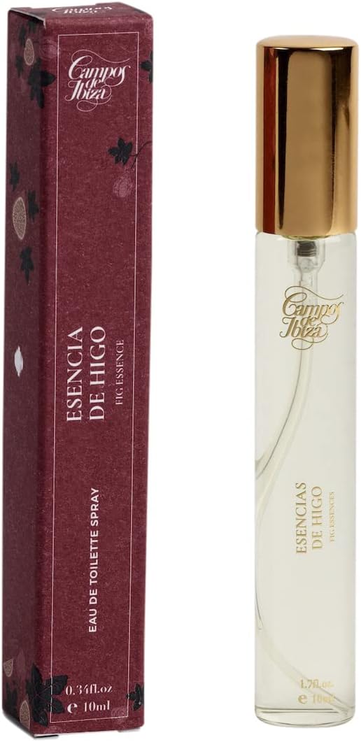 POCKET PARFUM voor vrouwen en mannen CAMPOS DE IBIZA- Kokosnoot essence parfum uitgewerkt met vijgenblad. Een gedurfde en originele Unisex Eau De Toilette. Reisflesje met geschenkverpakking 10 Ml Spray