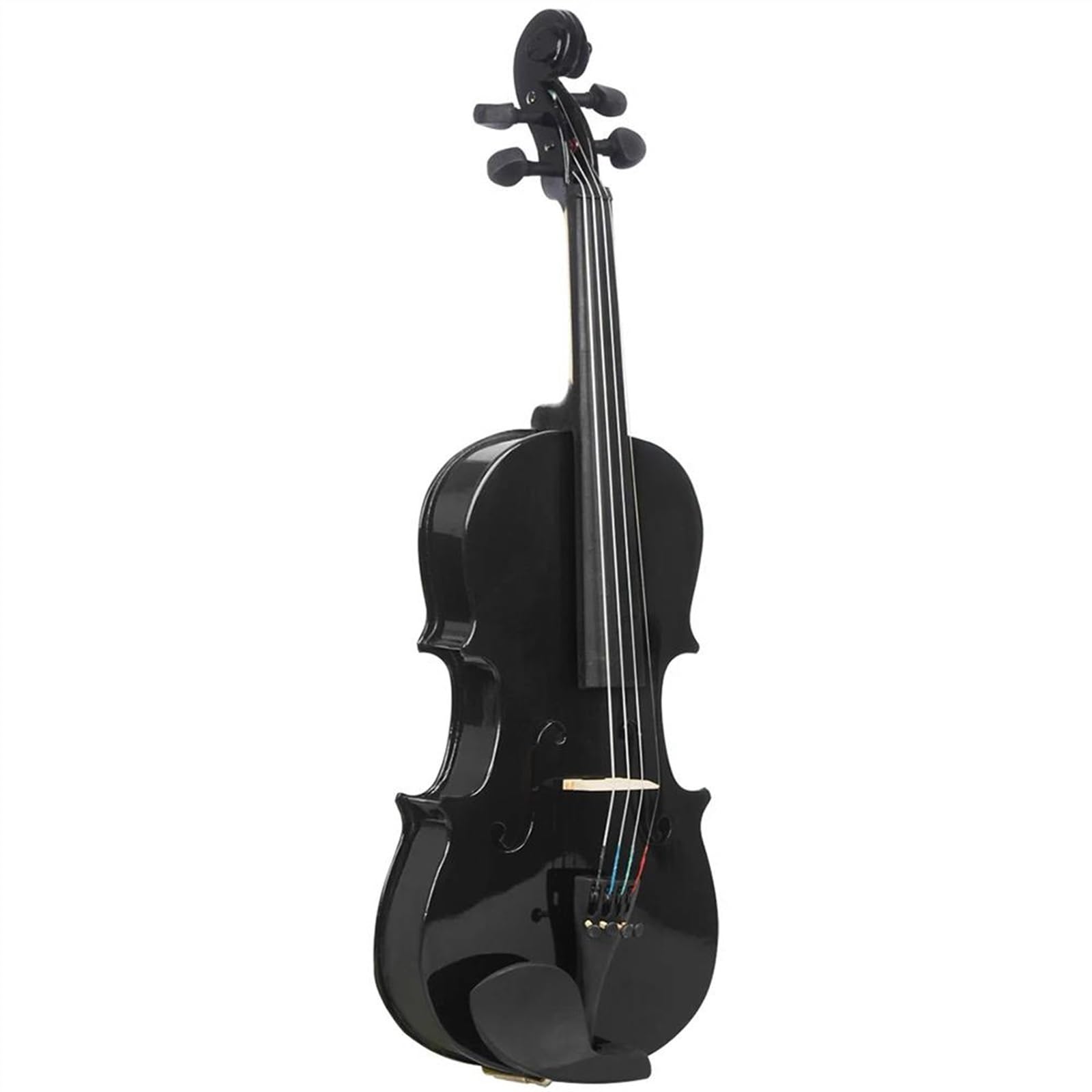 Violino Kit Di Violino Acustico Per Violino Acustico Nero A Grandezza Naturale 4/4 Con Custodia E Archetto Per Violino Principiante