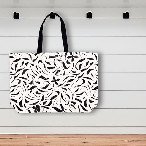 Image of kate spade new york Canvas Tote Bag for Women, Cute Bag for Work, Teacher, Beach, Book Tote with Pocket