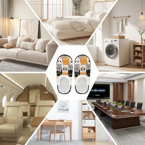 Fuzzy Slippers Women Men Non Slip Indoor Outdoor Graphic Cozy Fluffy Slipper Memory Foam Fleece-Lined Fall Winter Warm Travel Plush Comfy House Shoes Holiday Gifts Pantuflas Para Mujer4
