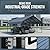 RITERYIFER 20x20 FT Heavy Duty Metal Carport - Galvanized Steel Car Shelter Garage Kits for 2 Car, RVs, Boats & Outdoor Storage - Gray Roof with Black Frame