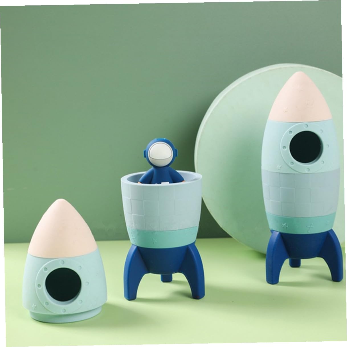 SUPVOX Juguetes Apilables Educativos De Silicona para Niños Pequeños De 1 a 2 Años, Torre Apilable Colorida, Juguete Espacial Interactivo para Desarrollo Cognitivo y Juego Familiar