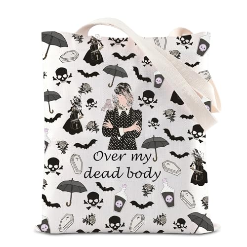 FOTAP TV Show Inspired Makeup Bag TV Show Movie Merch Cosmetic Bag AD Fans Gift Over my dead body Makeup Bag (dead body tote)