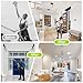 Feidyns Light Bulb Changer for High Ceilings with Pole 3-12FT Light Bulb Remover Tool High Ceiling with 2 Baskets and Suction Cup,Brush,Cleaning Tool for High Ceilings & Recessed Lights (Colorful)