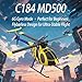 Tiodei RC ERA C184 MD500 Remote Control Helicopter with Gyro & Optical Flow – 4CH Flybarless RC Helicopter with Altitude Hold, One-Key Takeoff, Outdoor Flying Toy for Adults & Beginners (4 Battery