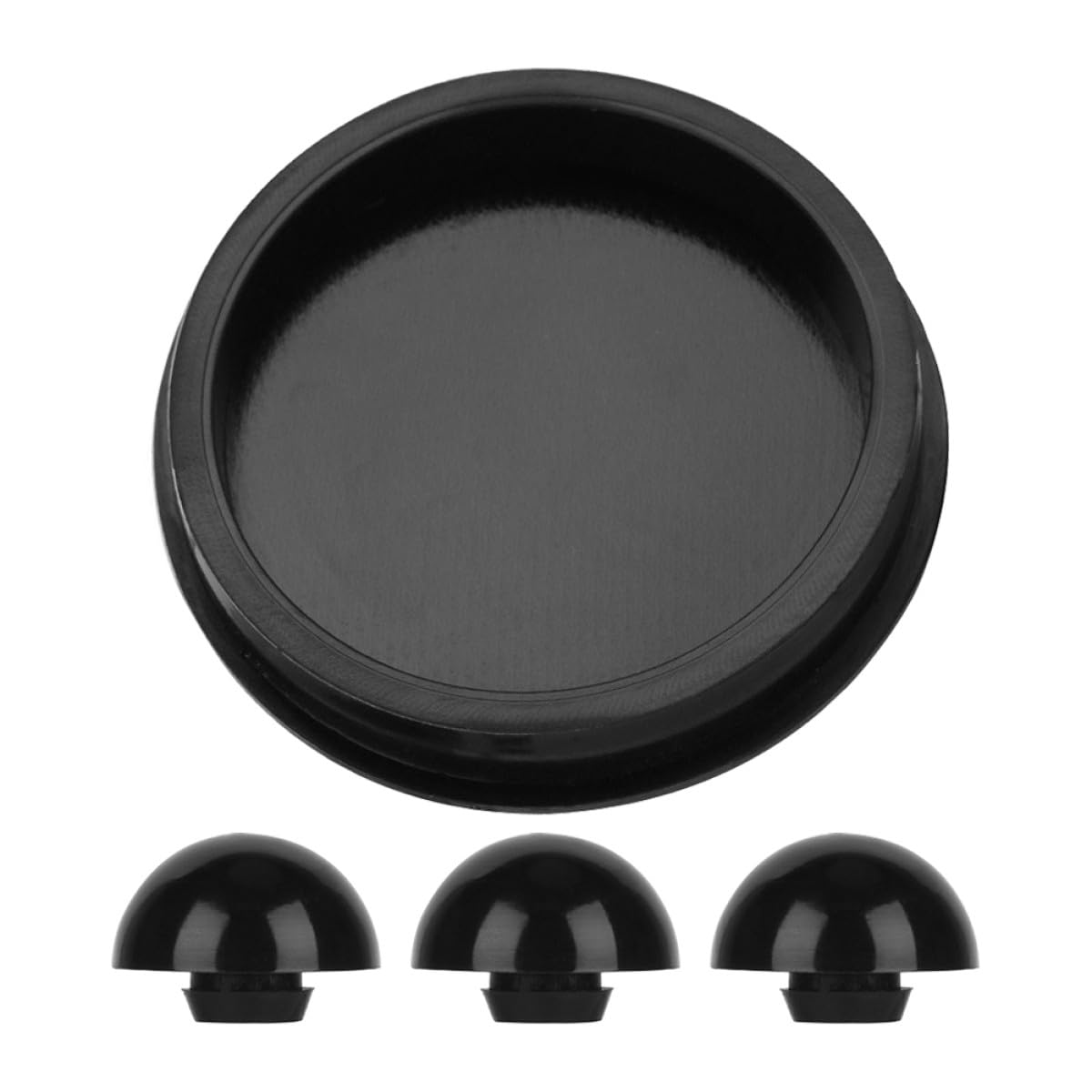 2 Sätze Austausch Leerer Trommeln Ätherischer Drum-foot-plug Zungentrommel-fußstütze Ätherische Drum-foot-pads Ätherischer Trommelstützstecker Ätherisches Trommelfußpad Kieselgel ifundom